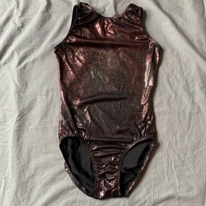 GK Black/Pink Cheetah Print Gymnastics Leotard